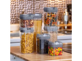 7 PCS AIRTIGHT FOOD STORAGE CONTAINERS SET