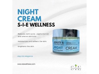 S-I-E WELLNESS NIGHT CREAM