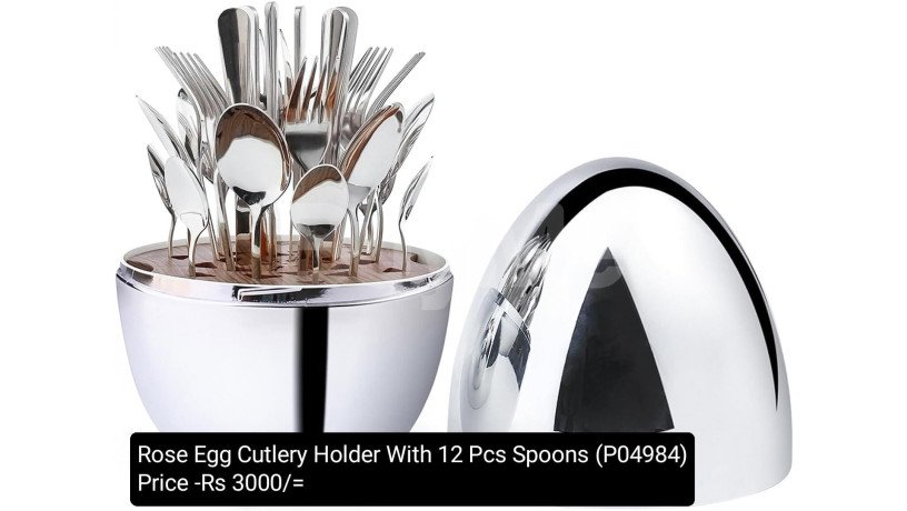 rose-egg-cutlery-holder-with-12-pcs-spoons-big-0