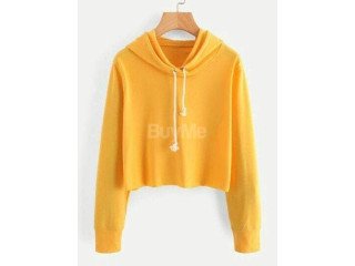 PLAIN YELLOW HOODIE