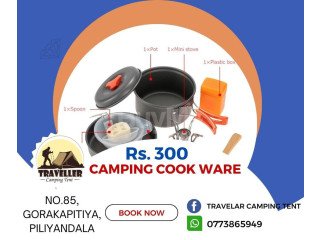 CAMPING COOKING WARE SET - RENT