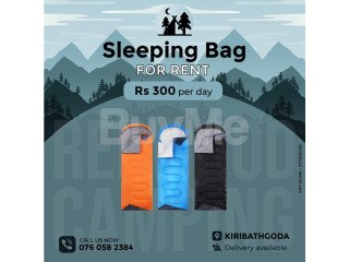 SLEEPING BAGS FOR RENT - CAMPING