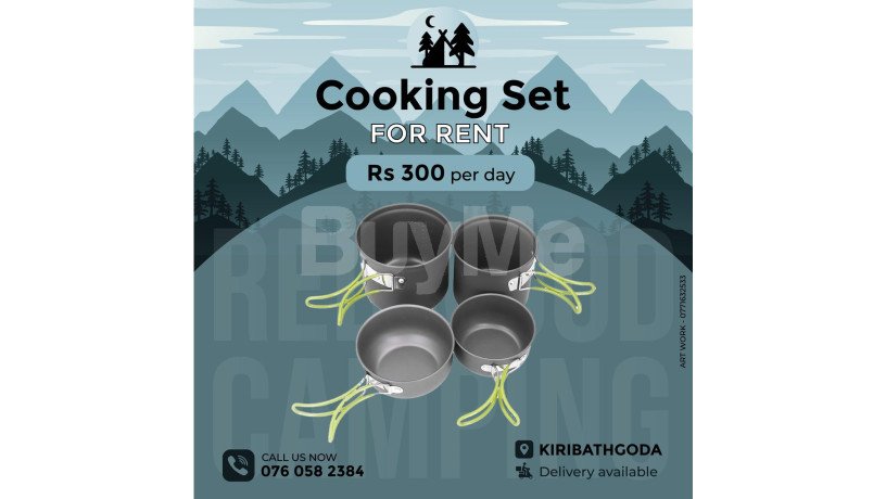 camping-cooking-set-for-rent-big-0