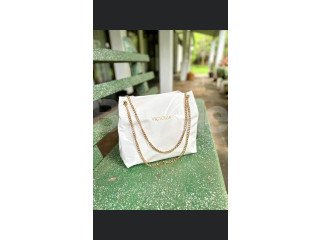 VICTORIA SHINE BAG - WHITE COLOUR