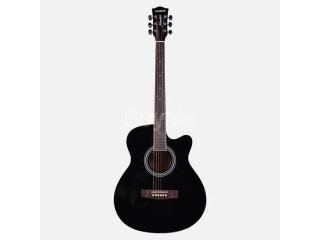 KADENCE FRONTIER SERIES BLACK ACOUSTIC GUITAR – FRBKE01D