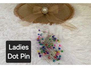 MULTICOLOR LADIES DOT PIN