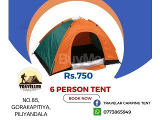 6 PERSON CAMPING TENT- FOR RENT