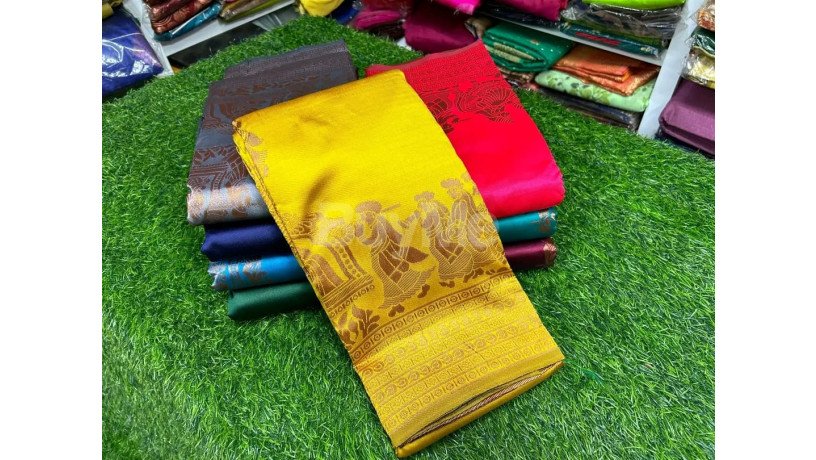 chariot-border-silk-saree-yellow-big-0