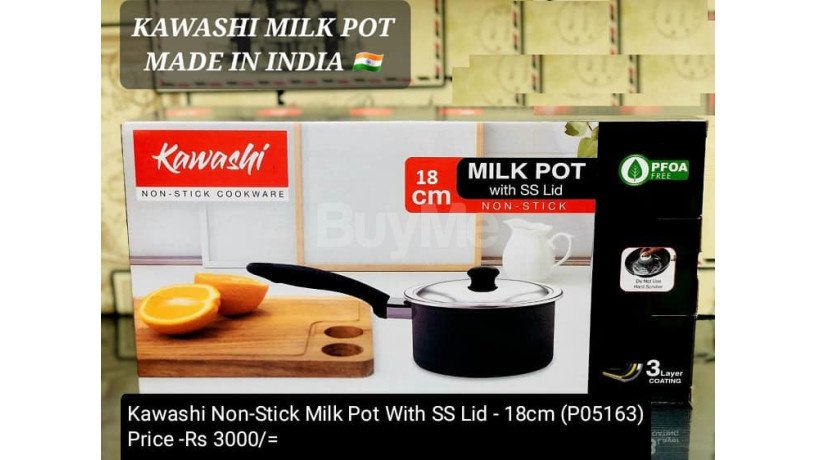 kawashi-non-stick-milk-pot-with-ss-lid-18cm-big-0