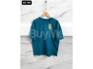 OVESIZE POPCORN T-SHIRT - BLUE