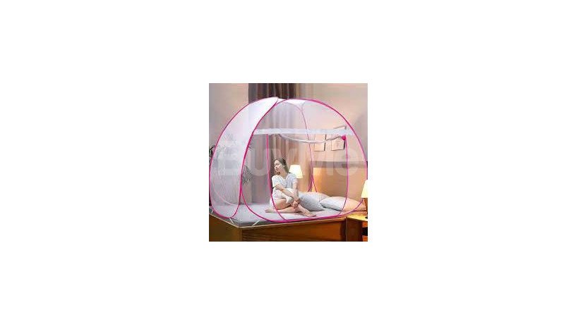 bedroom-mosquito-net-white-net-with-pink-border-big-0