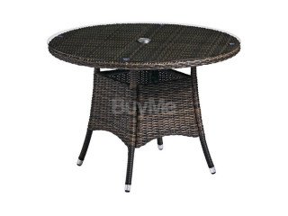 RIVA OUTDOOR RATTAN DINING TABLE