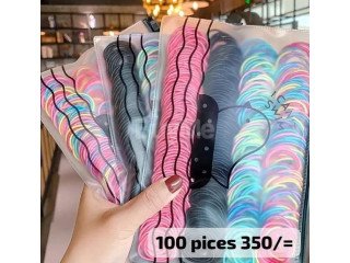 GIRLS MULTI COLOR SMALL HAIR TIE BANDS