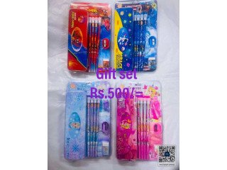 PENCIL BOX WITH ALL ITEMS - GIFT PACK