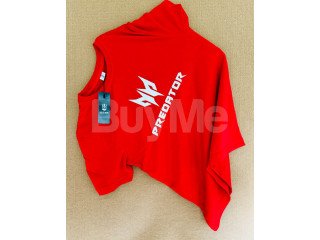 CREW NECK T SHIRT - RED (PREDATOR)