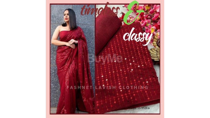 bollywood-style-party-wear-red-sequence-saree-design-ladies-collection-big-0