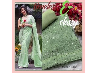 BOLLYWOOD STYLE PARTY WEAR SEQUENCE SAREES