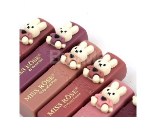 MISS ROSE SEMI MATTE BEAR LIPSTICK SETs