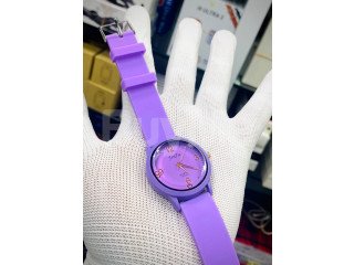 JINJU RUBBER STRAP LADIES WATCHES - PURPLE