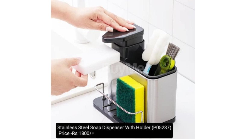 stainless-steel-soap-dispenser-with-holder-big-0