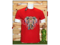 elephant-printed-crew-neck-t-shirts-red-small-0
