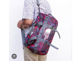 NORTHFACE BAG - BLACK AND RED