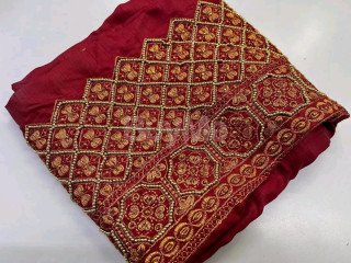 AARI BLOUSE MATERIAL - RED