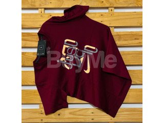 CREW NECK STYLE TSHIRT - MAROON