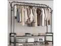 double-drainer-cloth-rack-simple-clothes-floor-rack-1-layer-small-1