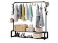 double-drainer-cloth-rack-simple-clothes-floor-rack-1-layer-small-0