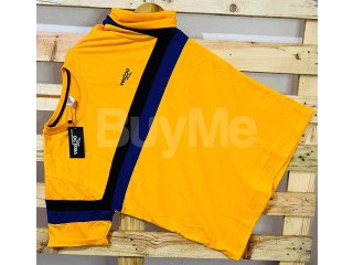 THREETONE CREW NECK TSHIRT - YELLOW