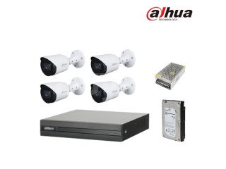 DAHUA SECURITY CAMERA SYSTEM WITH INSTALLATION (4P)