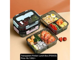 TRANSPARENT PINTIAN LUNCH BOX