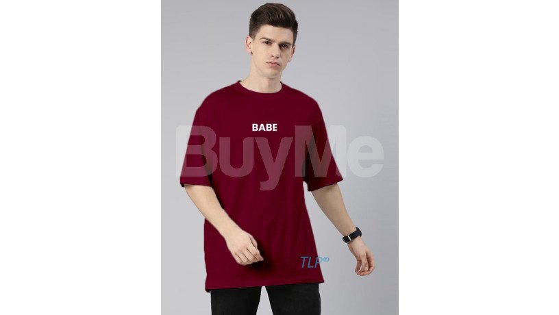 menss-casual-baggy-maroon-tshirt-big-0