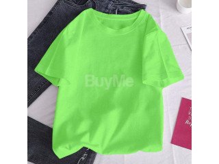 UNISEX PLAIN BAGGY TSHIRT - LIGHT GREEN