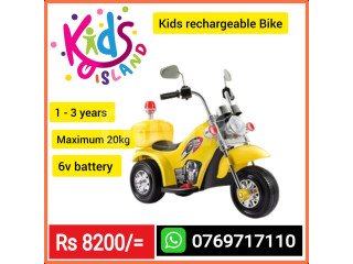 KIDS RECHARGEABLE BIKE