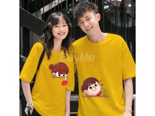 COUPLE TSHIRT - YELLOW