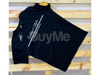 CREW NECK TSHIRT - BLACK