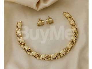 GOLD PLATED CHOKER NECKLACE