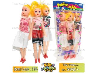 BARBIE DOLLS - 3 IN 1 PACK