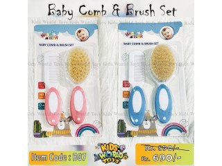 BABY COMB AND BRUSH SET