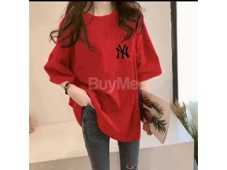 WOMEN BAGGY TSHIRT - RED