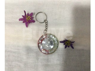 COIN ATTACHED RESIN KEY TAG