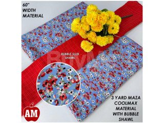 MAZA COOLMAX MATERIAL WITH SHAWLS