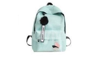 FELLY CANVAS KOREAN BACKPACK - MINT GREEN