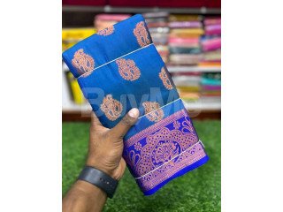 DIWALI SILK SAREE COLLECTION - BLUE