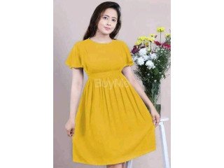 YELLOW SHORT FROCK