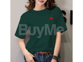 COUPLE CASUAL TSHIRT - DARK GREEN