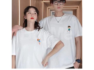 COUPLE WHITE TSHIRT