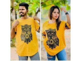 CASUAL UNISEX YELLOW TSHIRT